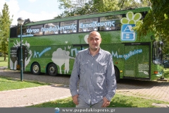 Ο Αντιδήμαρχος Σ. Αρμπιλιάς στο Πάρκο Γουδή